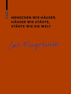cover image of Menschen wie Häuser, Häuser wie Städte, Städte wie die Welt